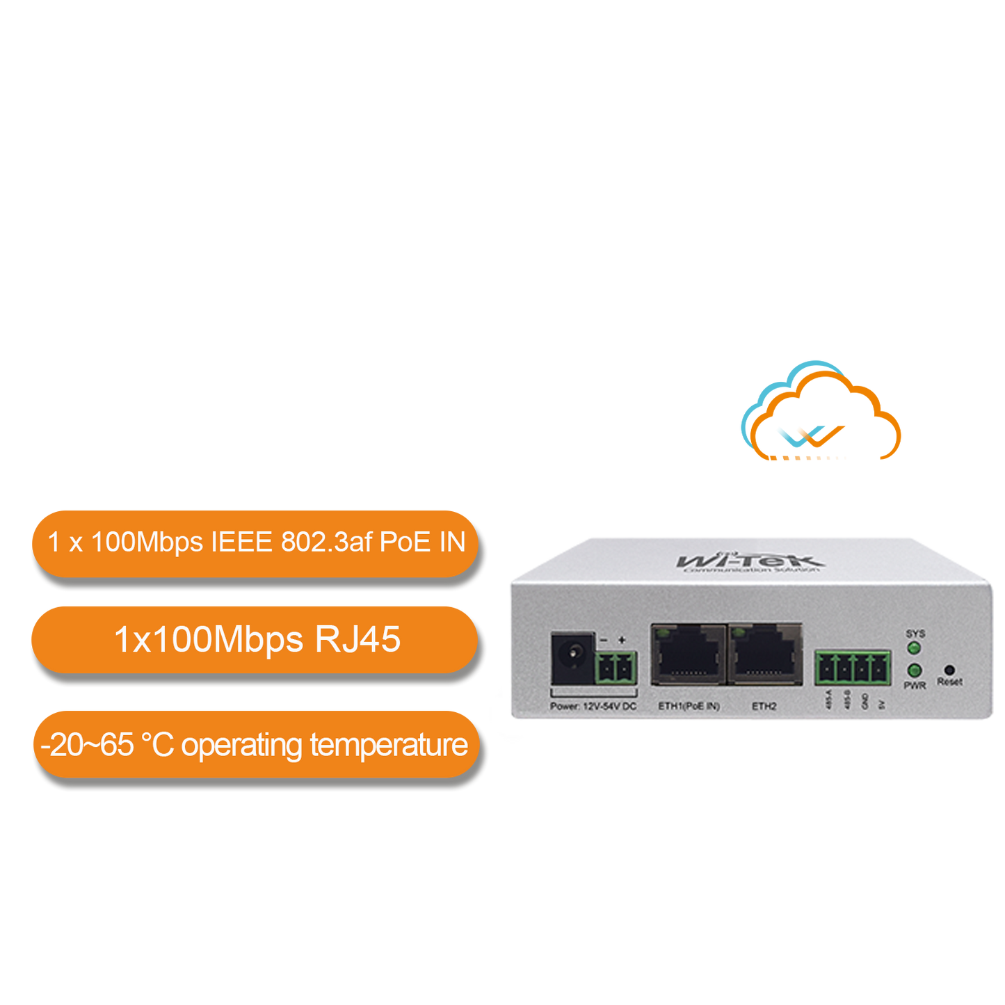 WI-IOT100 - Wi-Tek Cloud Controller for Solar UPS PoE Switch
