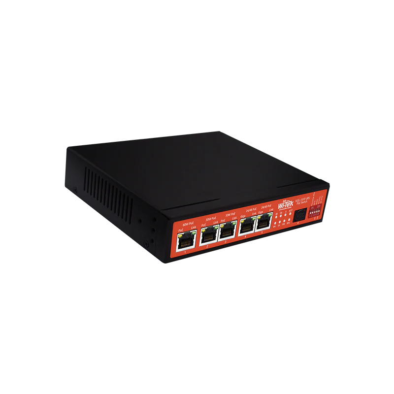 WI-TEK GIGA 5 PORTS UPS SOLAR SWITCH 15A