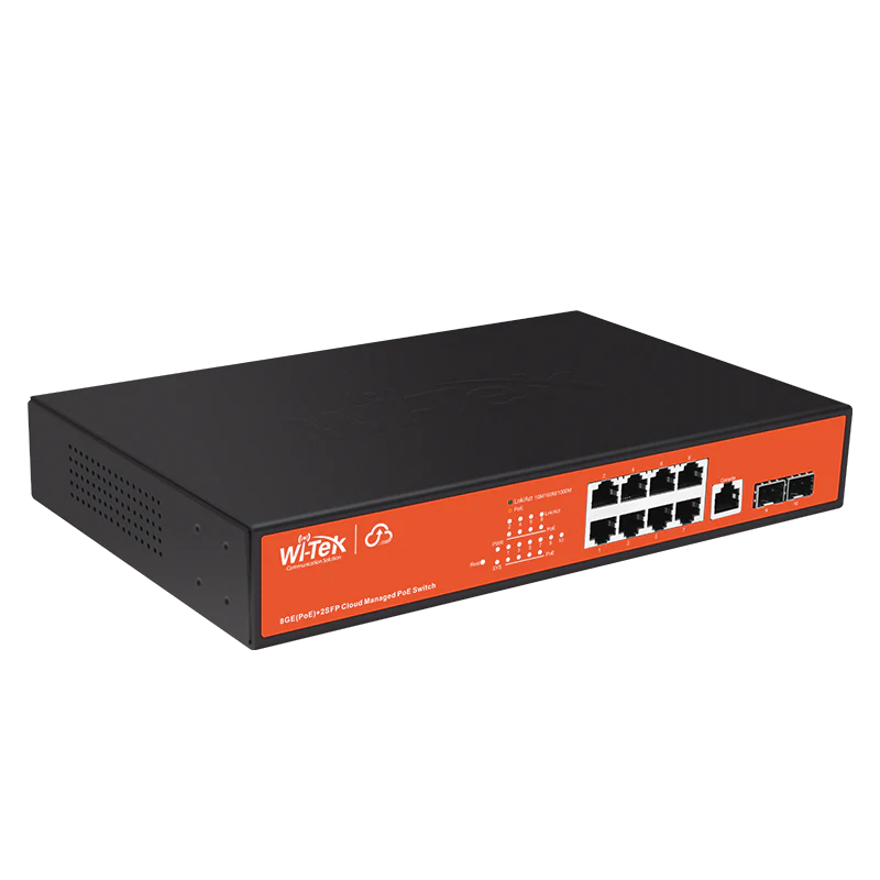 WI-TEK GIGA CLOUD MANAGED 8 PORTS POE SWITCH