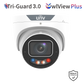 UNV 6MP Tri-Guard Dual-Light Eyeball Network Camera, 1/1.8” CMOS, F1.0 Lens, ColorHunter, 130dB WDR, Smart IR  - White