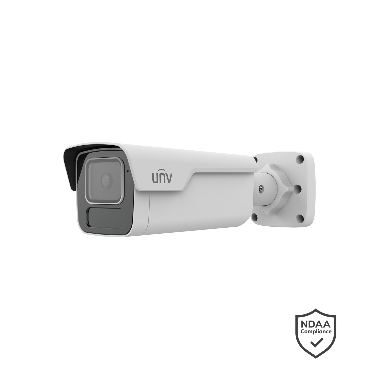 Uniview 8MP LightHunter Bullet, Smart IR 80m, Perimeter Detection, Human/Vehicle Classification, WDR 130dB, Bu - White