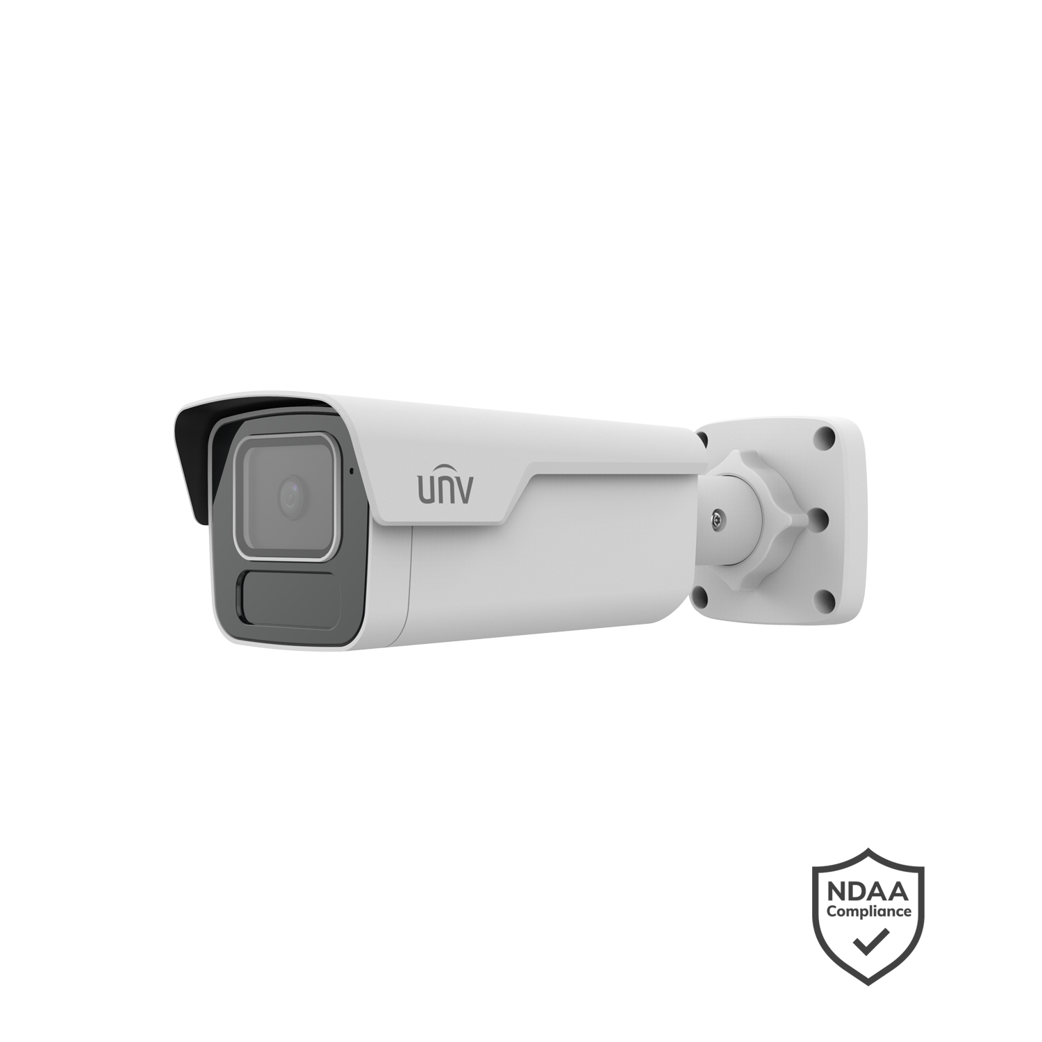 Uniview 8MP LightHunter Bullet, Smart IR 80m, Perimeter Detection, Human/Vehicle Classification, WDR 130dB, Bu - White