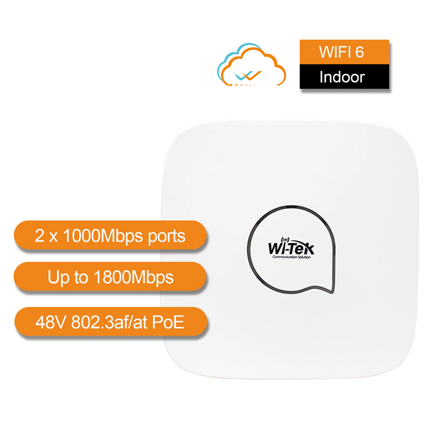 WI-TEK WI-FI 6 CEILING MOUNT ACCESS POINT