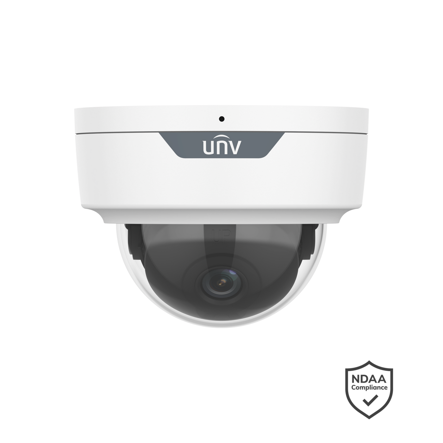 Uniview 8MP LightHunter Dome, Smart IR 40m, Perimeter Detection, Human/Vehicle Classification, WDR 130dB, Buil - White