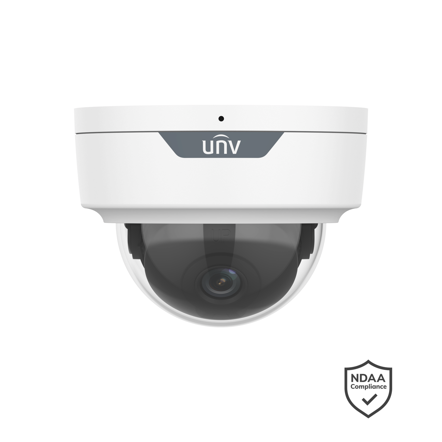 Uniview 8MP LightHunter Dome, Smart IR 40m, Perimeter Detection, Human/Vehicle Classification, WDR 130dB, Buil - White