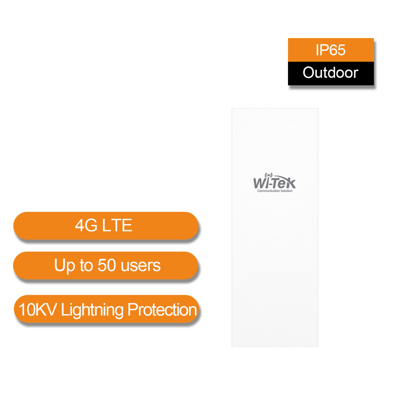 WI-LTE110-O V1 - Wi-Tek Outdoor 4G LTE Wi-Fi Router V1