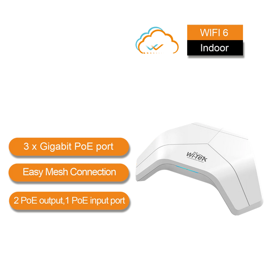 WI-TEK WI-FI 6 WIRELESS INDOOR MESH ACCESS POINT