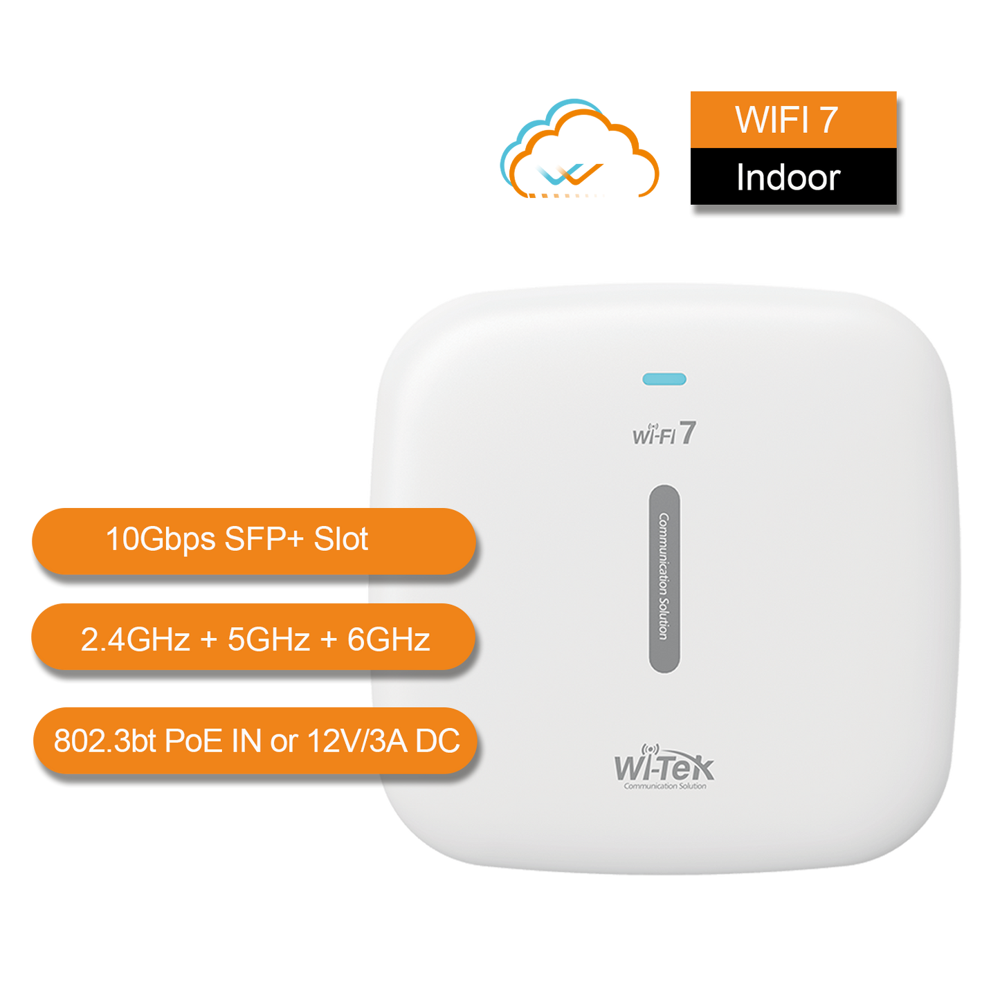 WI-AP229BE - Wi-Tek Wi-Fi 7 Ceiling Mount Access Point
