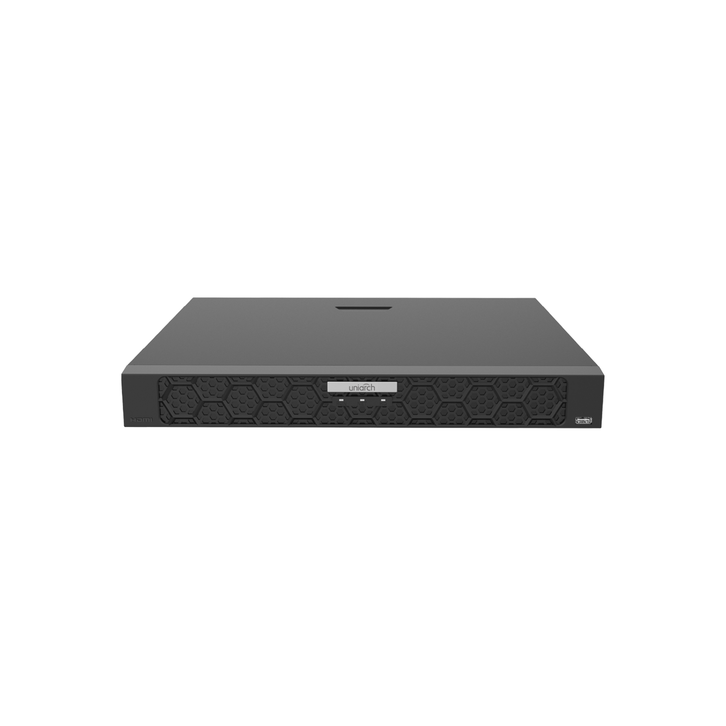 Uniarch 16-ch 2-SATA Ultra 265/H.265/H.264 NVR, 16 PoE ports, up to 4*4K@30 recording, 2 SATA HDD Bays up to 1