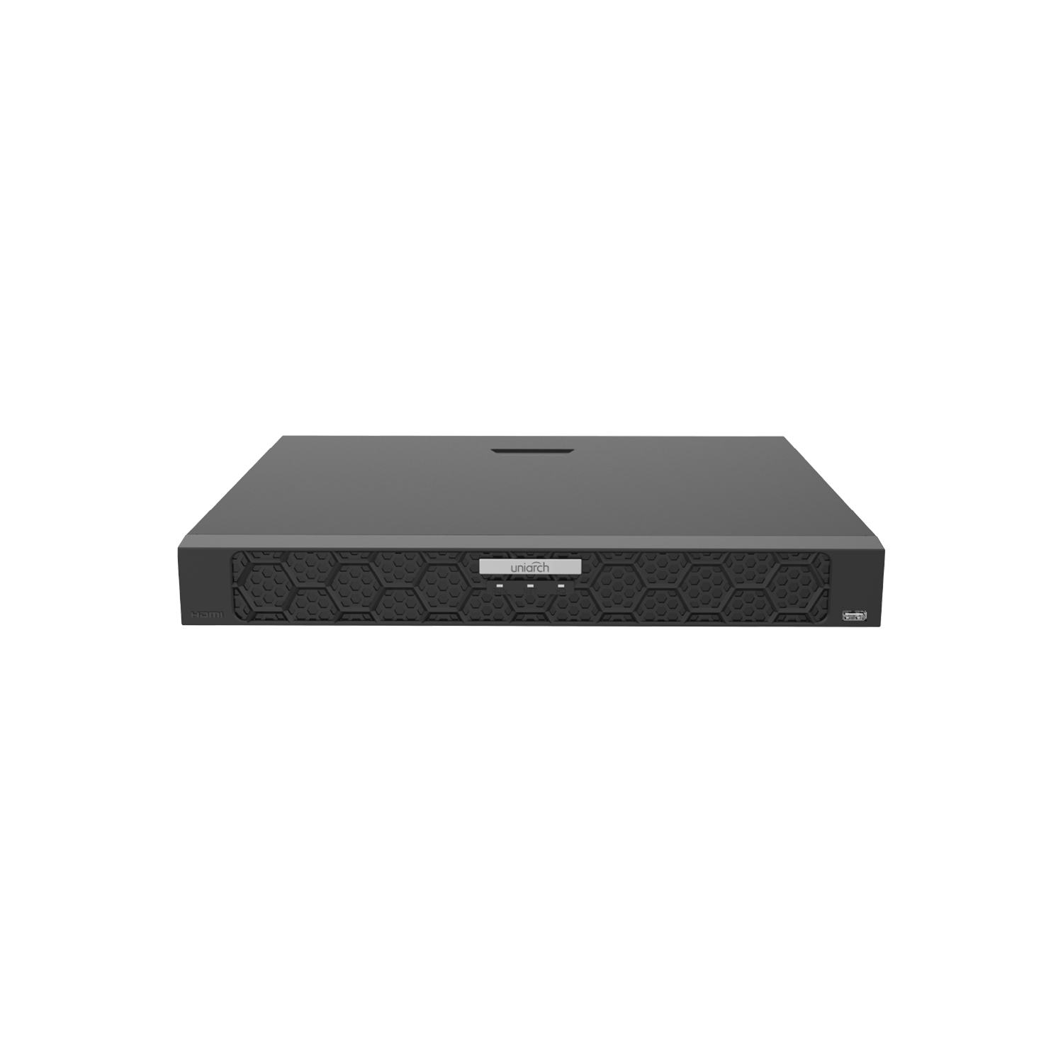 Uniarch 16-ch 2-SATA Ultra 265/H.265/H.264 NVR, 16 PoE ports, up to 4*4K@30 recording, 2 SATA HDD Bays up to 1