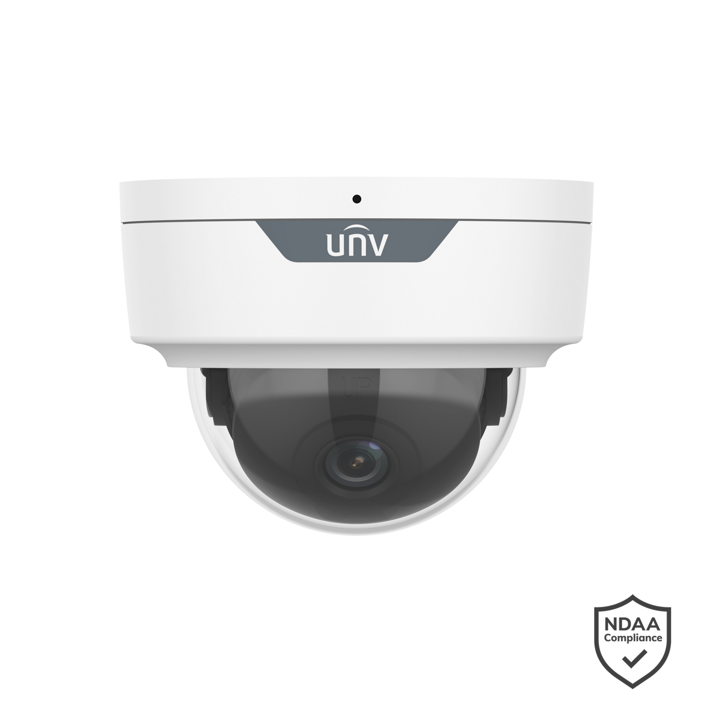 UNV 6MP HD Intelligent LightHunter IR Fixed Dome  Network Camera - White