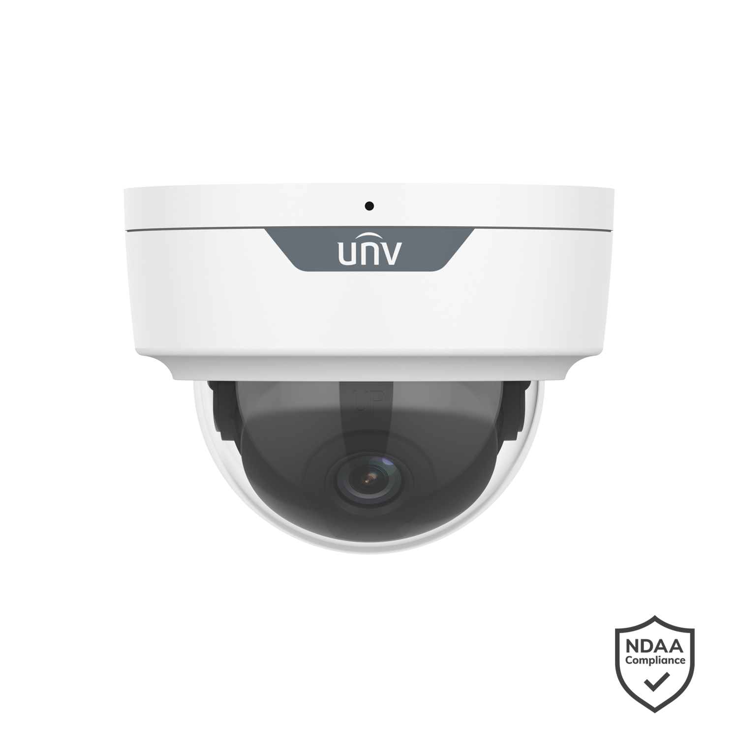 UNV 6MP HD Intelligent LightHunter IR Fixed Dome  Network Camera - White