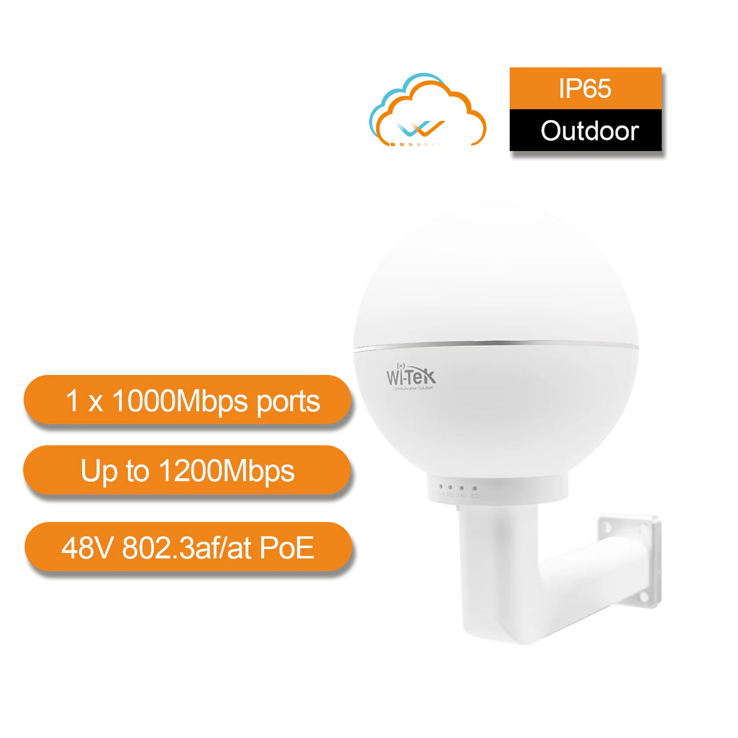 WI-TEK GIGABIT OUTDOOR MESH ACCESS POINT