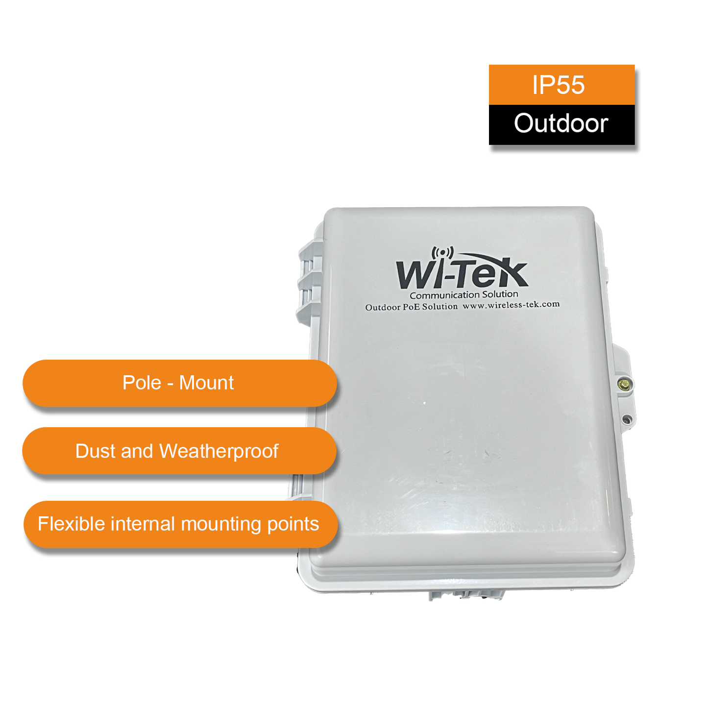 WI-WP1 - Wi-Tek Waterproof Enclosure Box