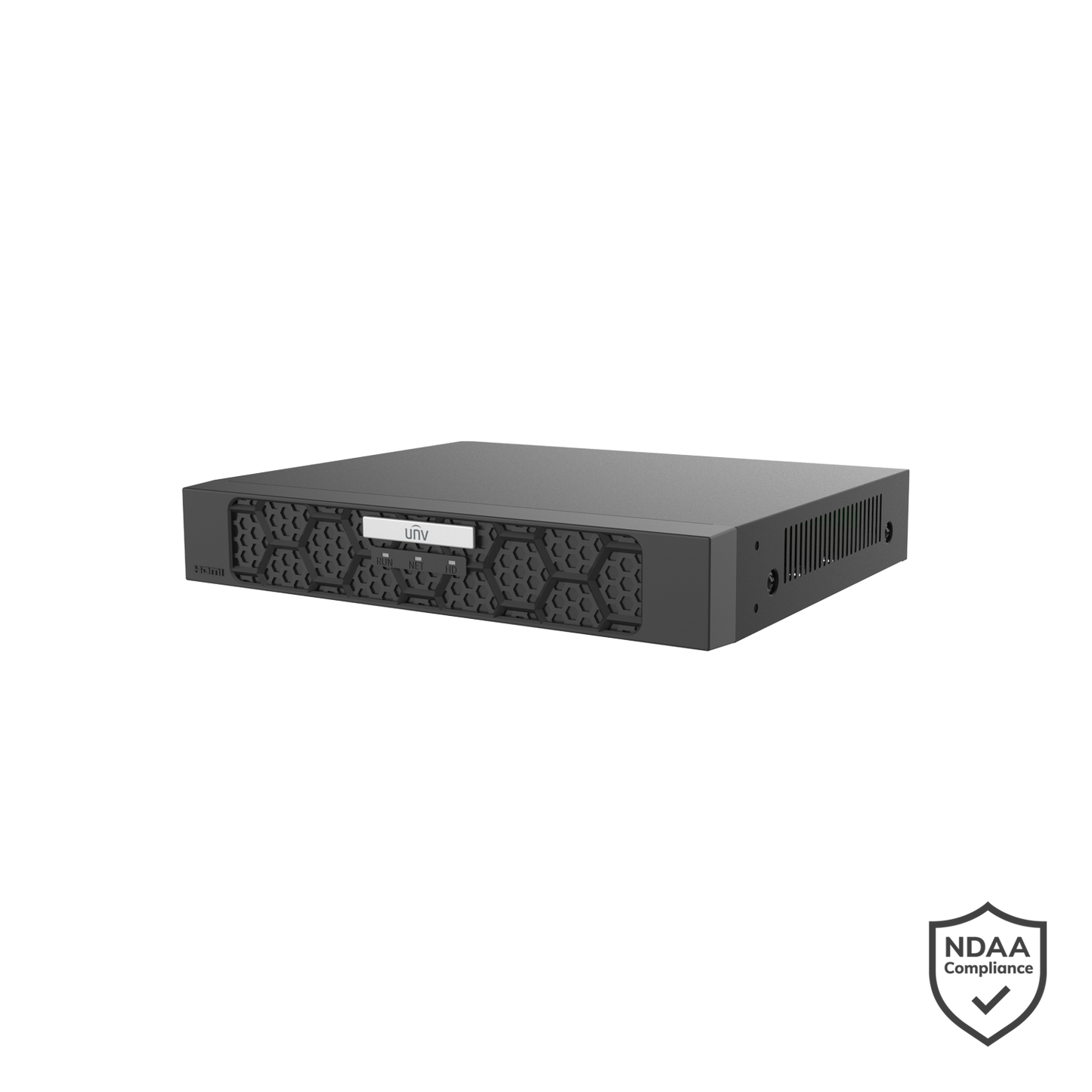 Uniview 8ch NVR Record Up to 16MP, 8 Port PoE, HDMI(4K), 1-SATA HDD Bay Up to 16TB, P2P, Ultra 265/H.265/H.264