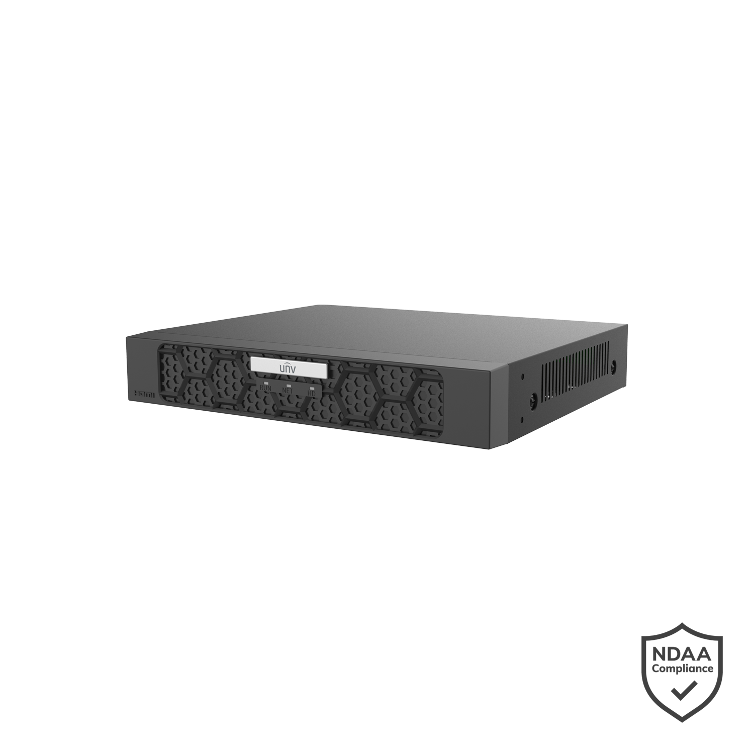 Uniview 8ch NVR Record Up to 16MP, 8 Port PoE, HDMI(4K), 1-SATA HDD Bay Up to 16TB, P2P, Ultra 265/H.265/H.264