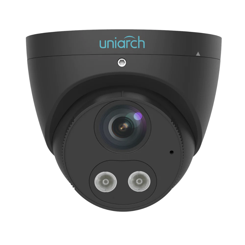 UNIARCH 5MP HD INTELLIGENT LIGHT AND AUDIBLE WARNING FIXED TURRET NETWORK CAMERA