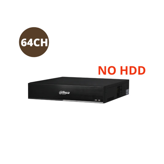 DAHUA 64CH AI NVR WITHOUT HDD INSTALLED