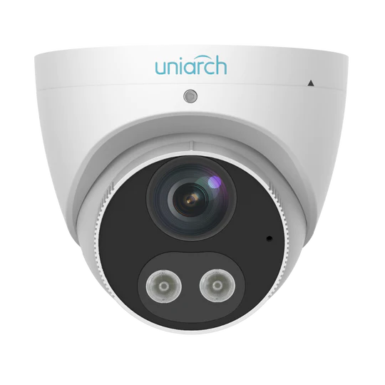 UNIARCH 8MP HD INTELLIGENT LIGHT AND AUDIBLE WARNING FIXED EYEBALL NETWORK CAMERA