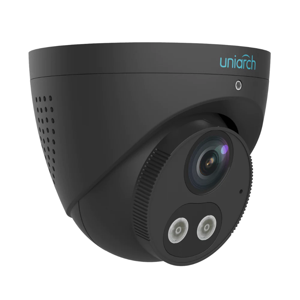 UNIARCH 5MP HD INTELLIGENT LIGHT AND AUDIBLE WARNING FIXED TURRET NETWORK CAMERA