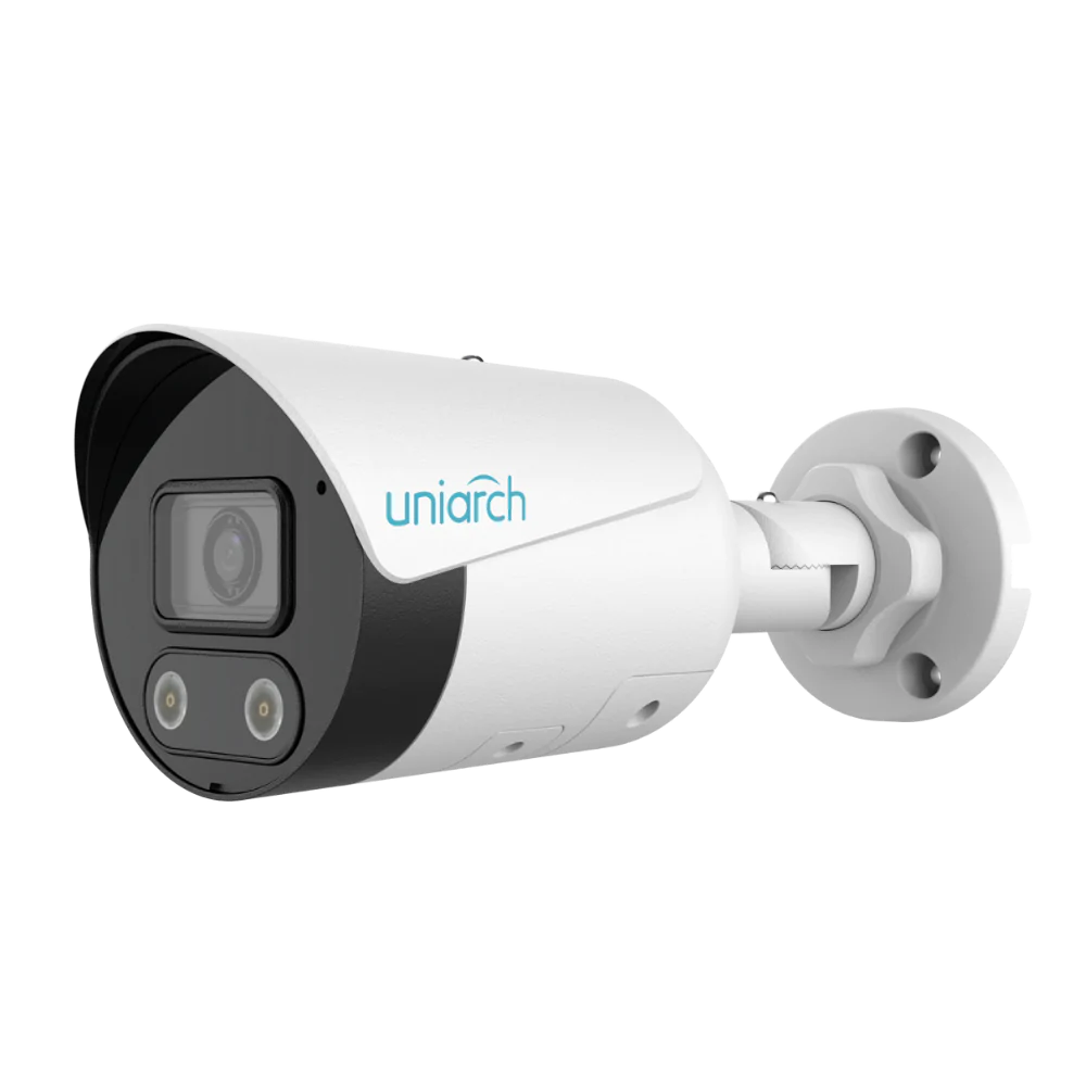 UNIARCH 8MP HD INTELLIGENT LIGHT AND AUDIBLE WARNING FIXED BULLET NETWORK CAMERA