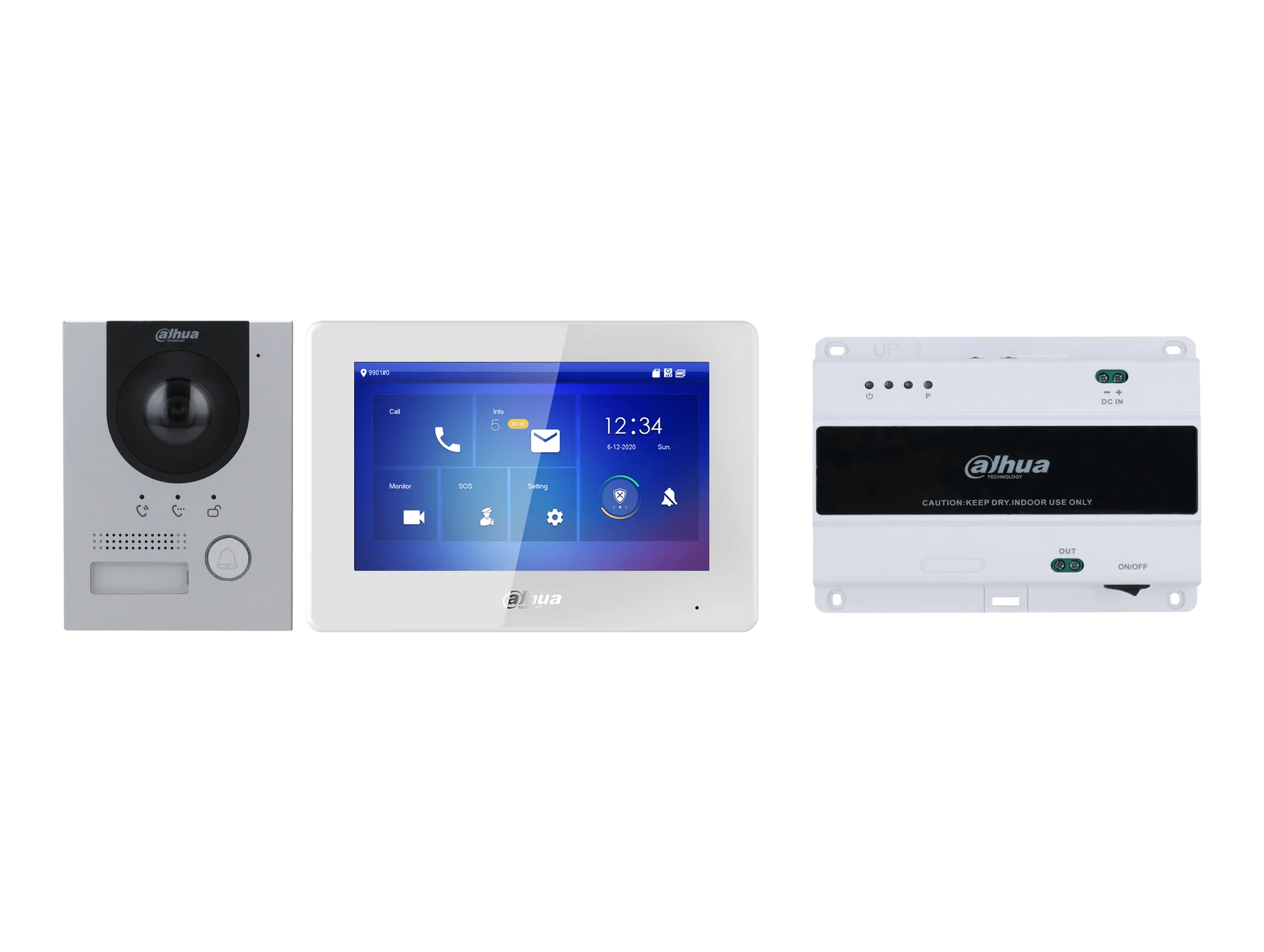 DAHUA 2-WIRE INTERCOM KIT – AOSEC Distribution